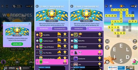 how to play wordscapes tournament.